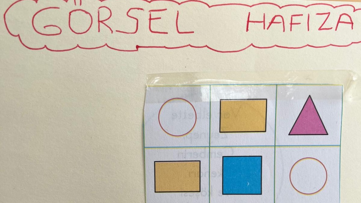 1-C Sınıfı Geometrik Şekiller Konusu Görsel Hafıza Oyunu