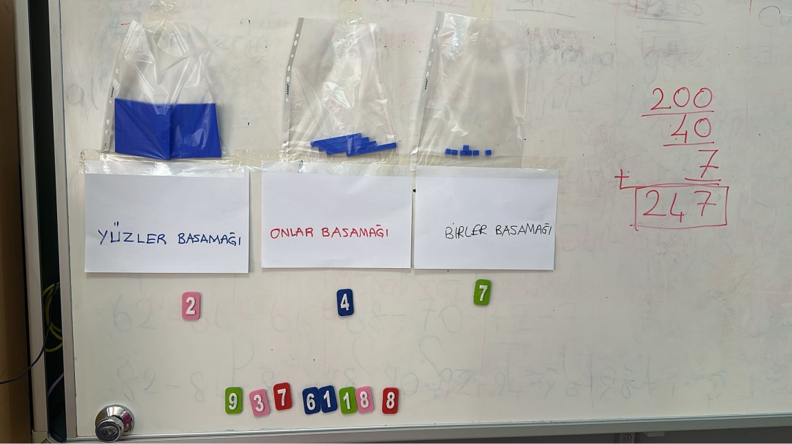 3-G Sınıfı Matematik Dersi Basamak Değerleri Konusu